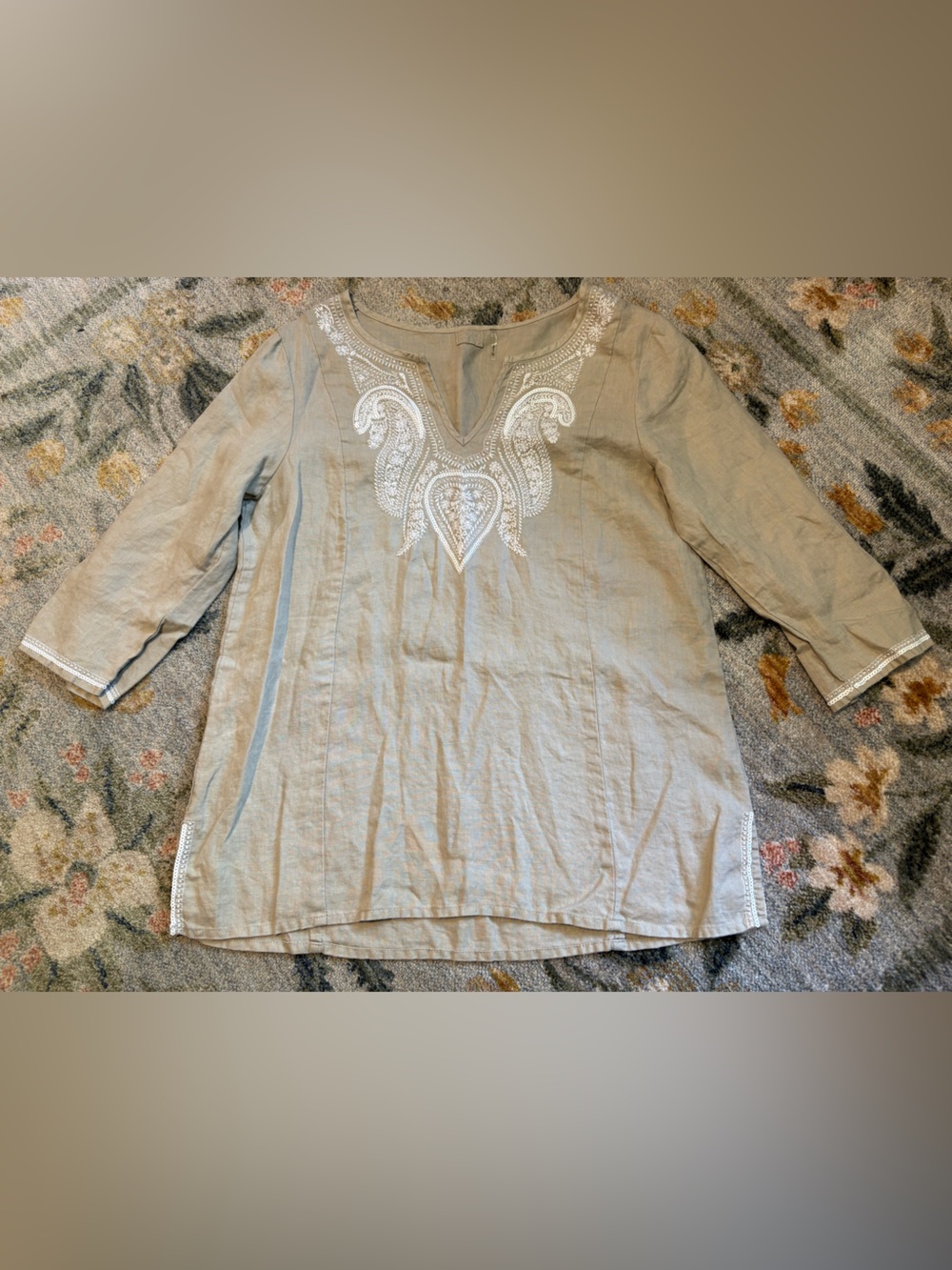 Symple NYC 100% linen tunic Medium